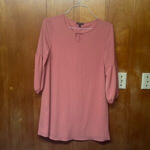 Long sleeve midi dress.